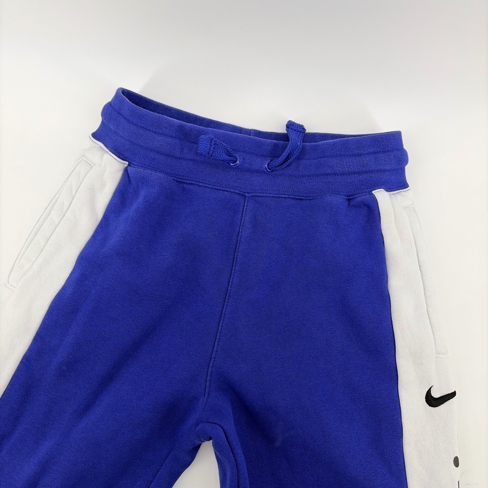 Nike Air Colorblock Jogger Sweatpants‎ Kids Large Blue White Athletic Pants